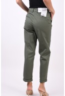 Women Pants Jjxx Jxella Regular Chino Mw Noos Four Leaf Clover